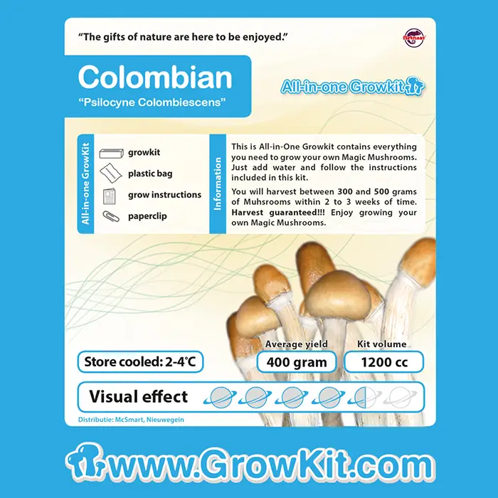 Colombiaanse Paddenstoelen Growkit