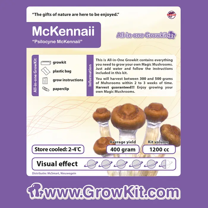 McKennaii Paddenstoelen Growkit